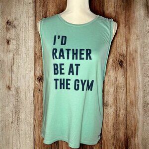 Under Armour Pool Blue Workout Sleeveless Shirt – Women's Size M